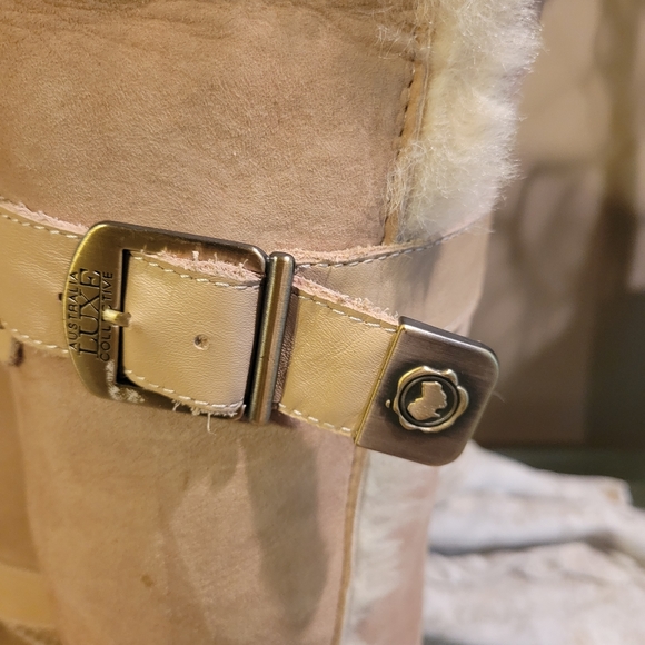 Australia Luxe Collective Tsar Tall Sheepskin Boots in Sand size 9 #415 - Picture 5 of 17